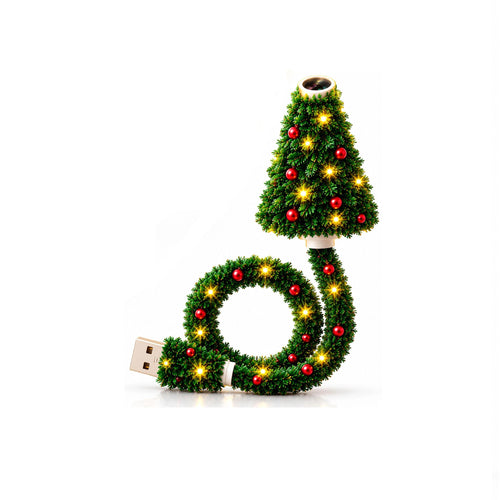 Christmas Tree Projector Light – USB Gooseneck Lamp with 6 Festive Scenes