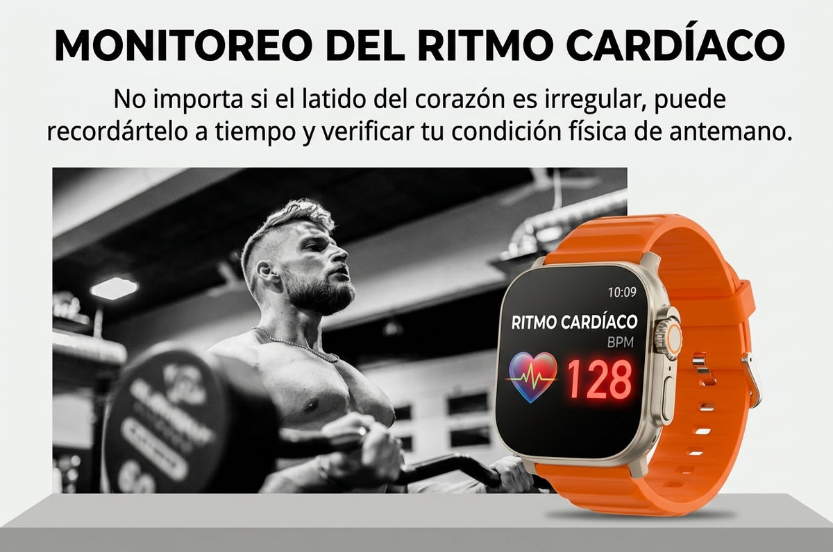 Smartwatch 2026 – Pantalla HD, Llamadas y Monitor de Salud