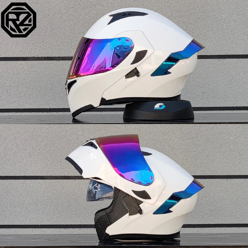 Flip up Motorcycle Helmet Double Lens Full Face Helmet High Quality DOT Approved Moto Cascos Motociclistas Capacete