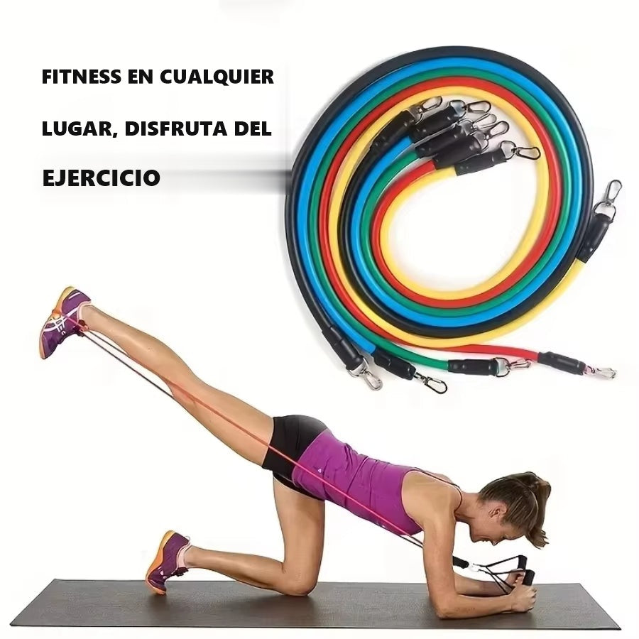 Set de bandas de resistencia: fitness en cualquier lugar
