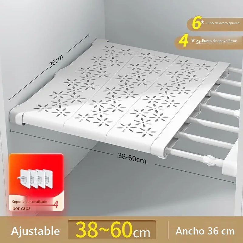 Estante ajustable 38-60 cm, ancho 36 cm
