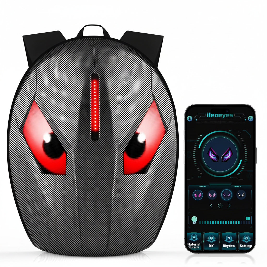 Mochila Moto LED creativo Meta