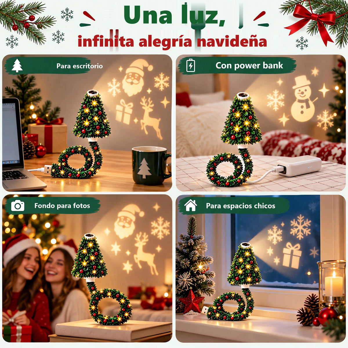 Una luz, infinita alegría navideña